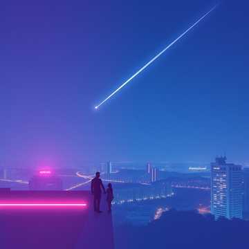 Luca Orion — Falling Through the Stars (1) cover