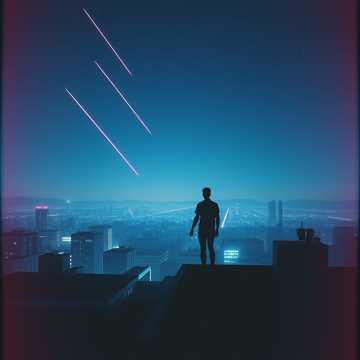 Luca Orion — Falling Through the Stars cover