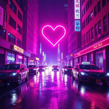 Neon Hearts — Call Me at Midnight (1) cover