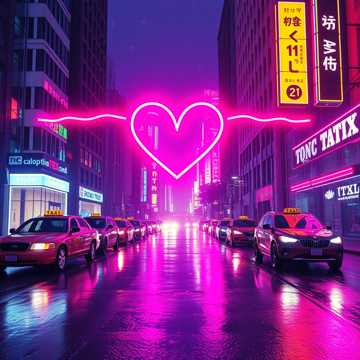 Neon Hearts — Call Me at Midnight cover