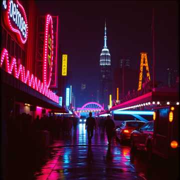 Neon Phantom — Midnight Carnival cover