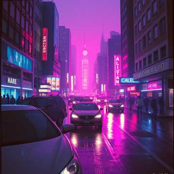 Neon Pharaoh — Midnight Riot (1) cover