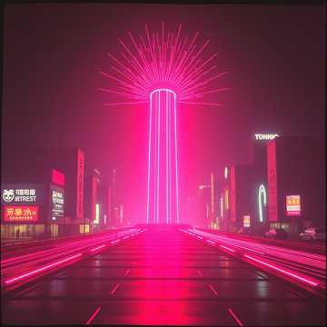 Neon Riot — RA RA RISING (1) cover