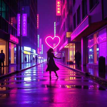 Neon Ryder — Midnight Dollar Heart (1) cover