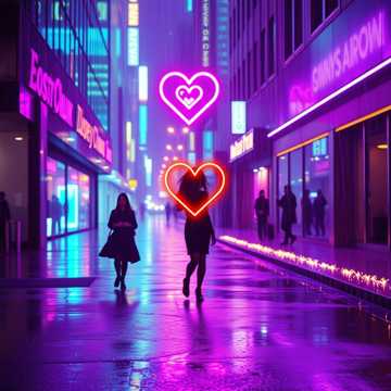 Neon Ryder — Midnight Dollar Heart cover