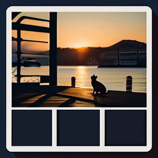 Dawn Breaks Over Ferry cover