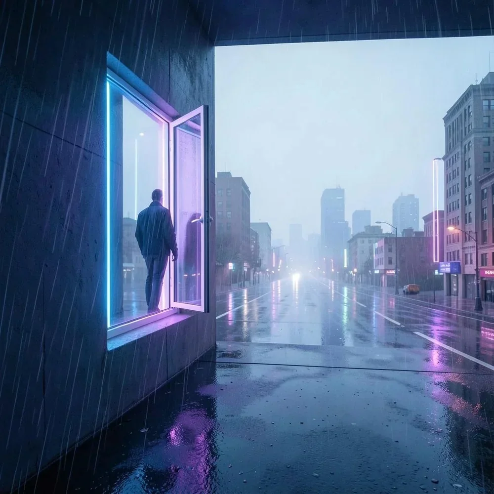 Neon Drift — Seeing Through cover