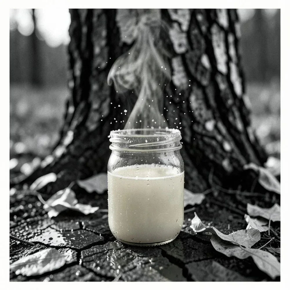 You light a pot of tea beside a Populus tremuloides, cover