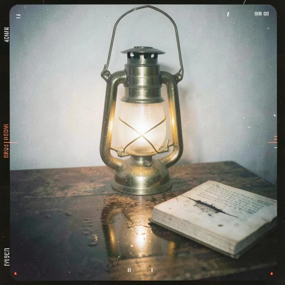 The lantern hums through fog, a pulse like tide. cover