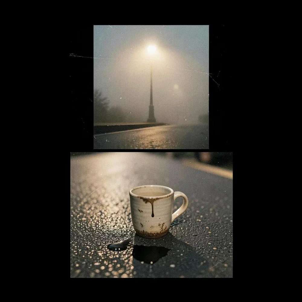 Driver The streetlamp creaks like a toy, whispering over th cover