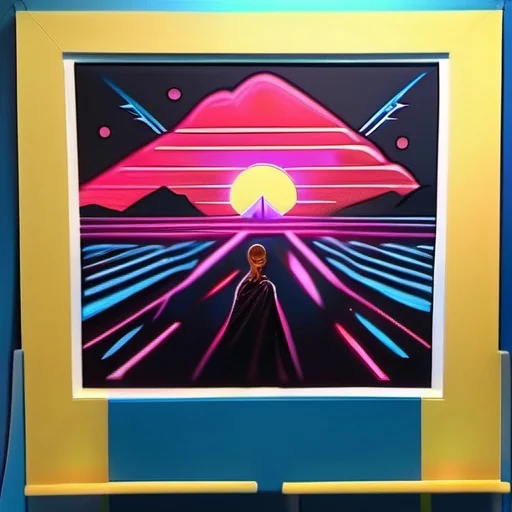 But Under Neon Tracks cover