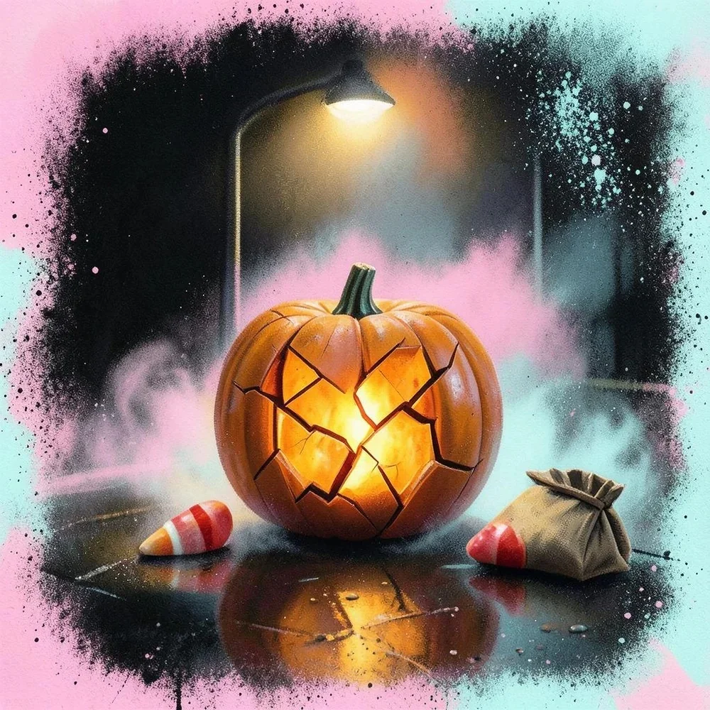 Plastic Pumpkin Cracks cover