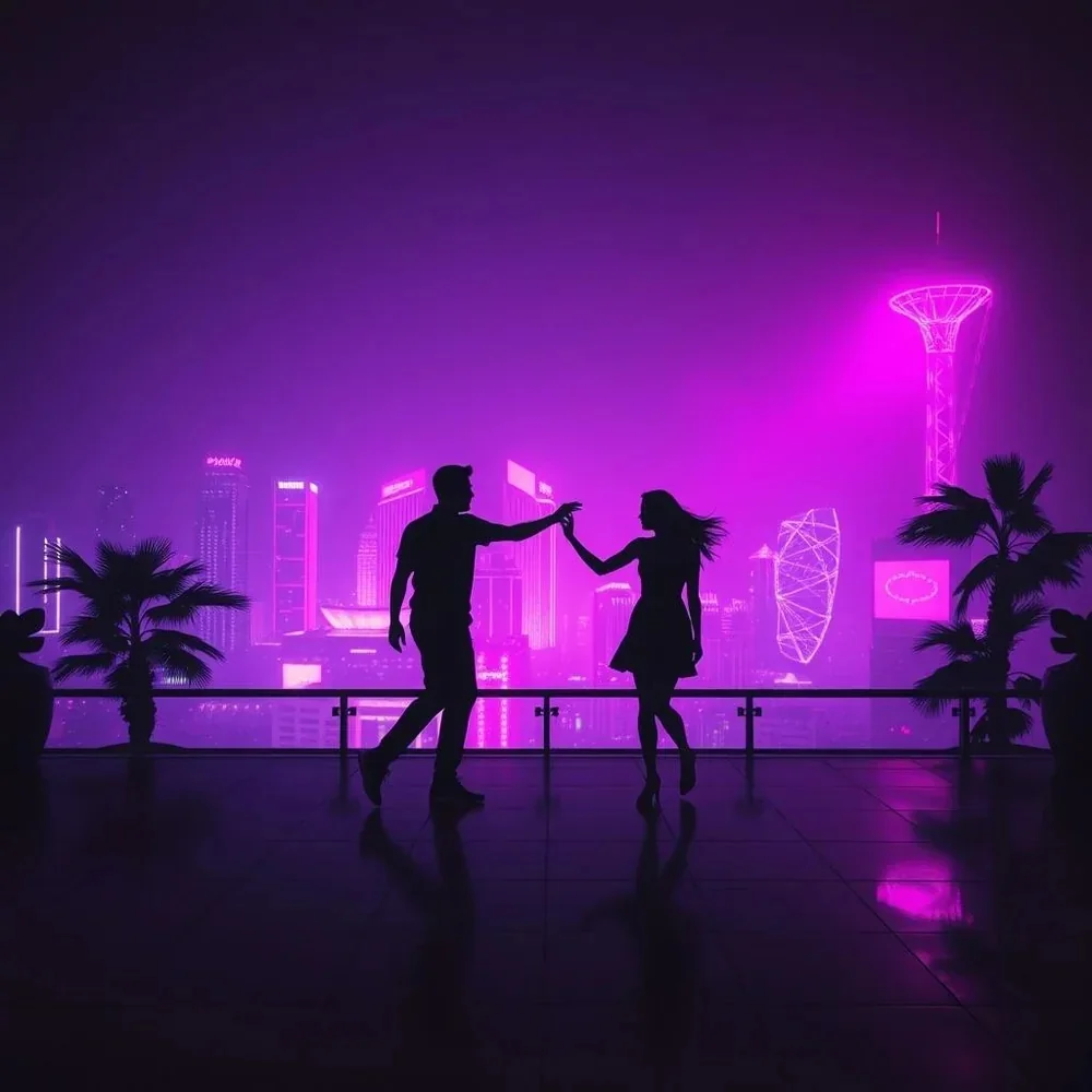 Nova Rey – Neon Dancing cover
