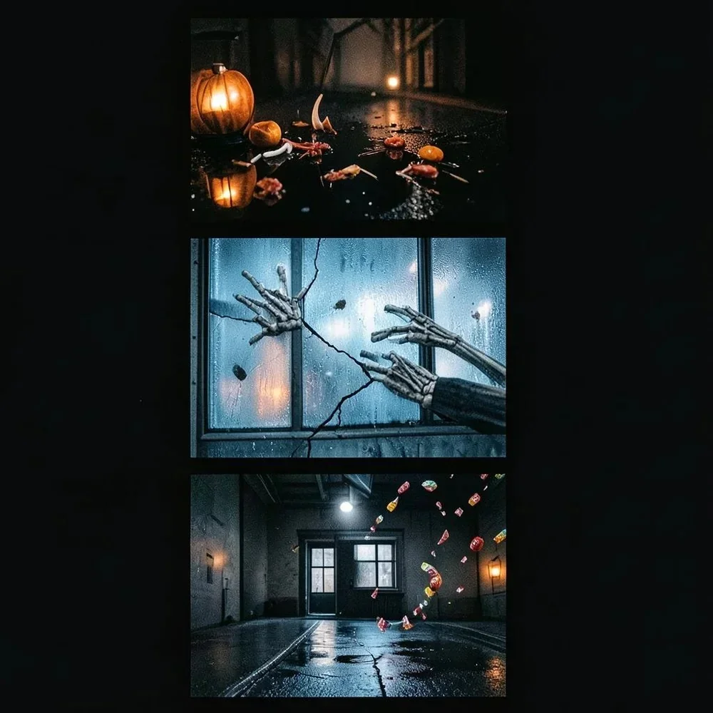 Black Puddle Mirrors Show Halloween cover