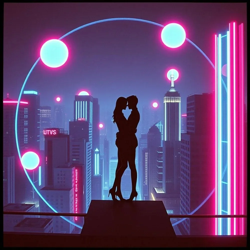 Neon Ryder — Right Here With You cover