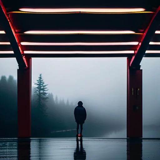 Under Neon Bridge, All Alone cover