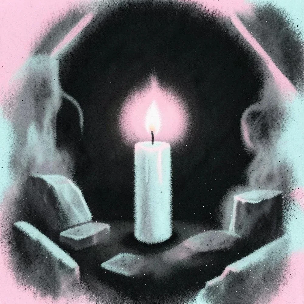 Midnight Candle Burn For Halloween cover