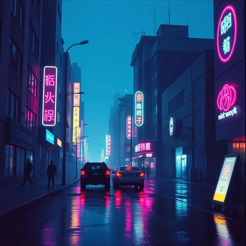 Neon Heat of the Night - Mandra Forge cover