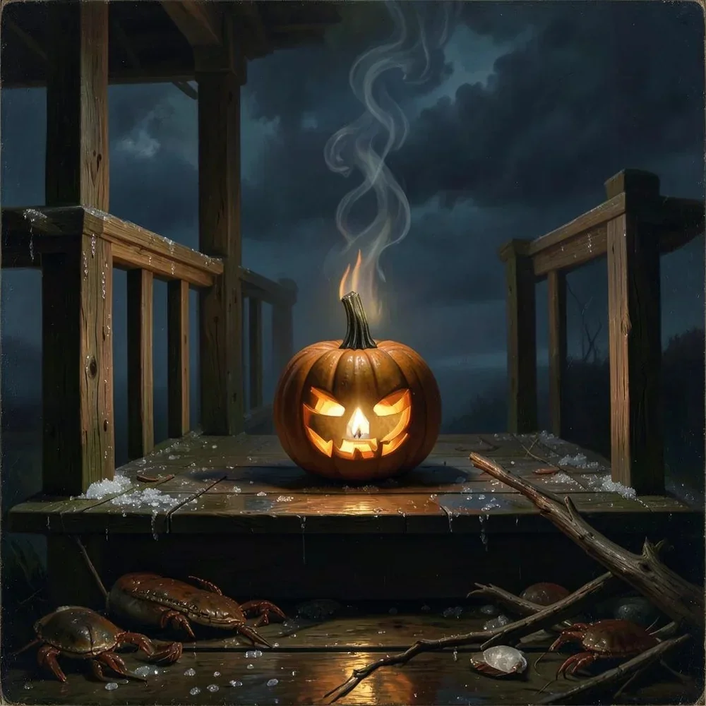 Jack-O'-Lantern Holds The Night cover