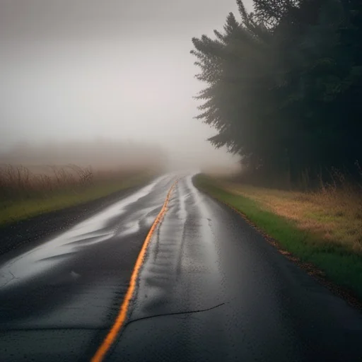 Damp Asphalt cover