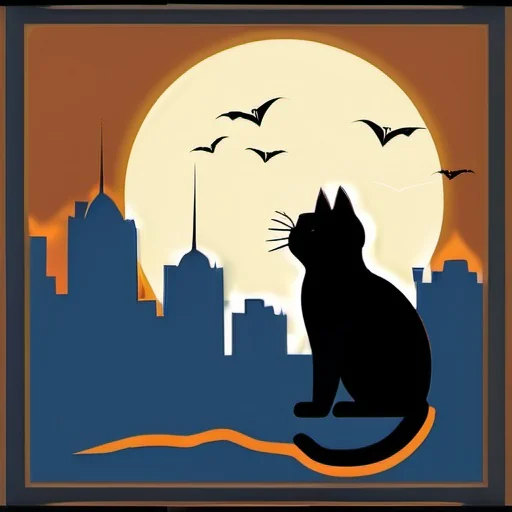 Black Cat Prowls On cover