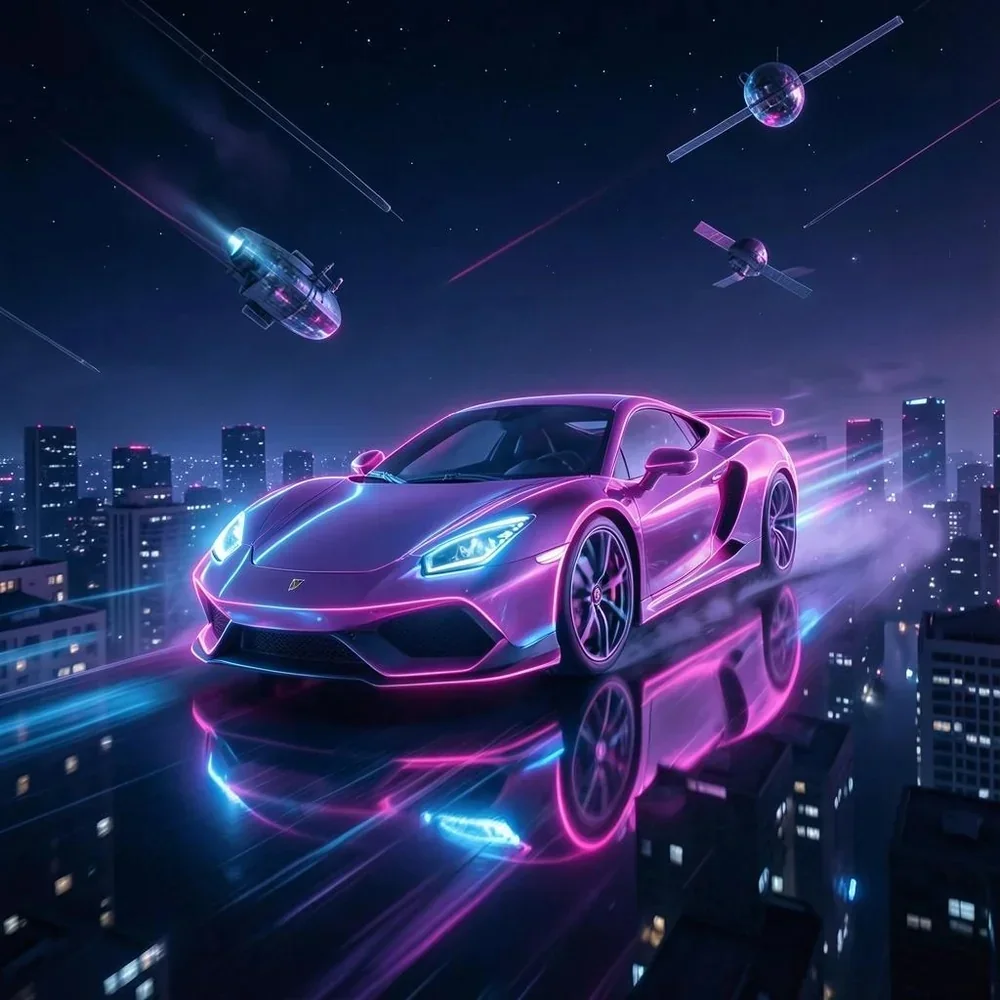 Neon Drift — Higher Than Satellites cover