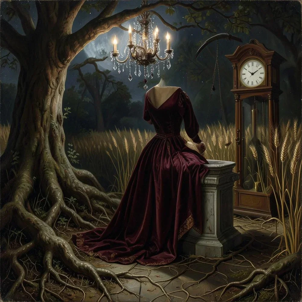 Midnight Masquerade In Velvet Gowns cover