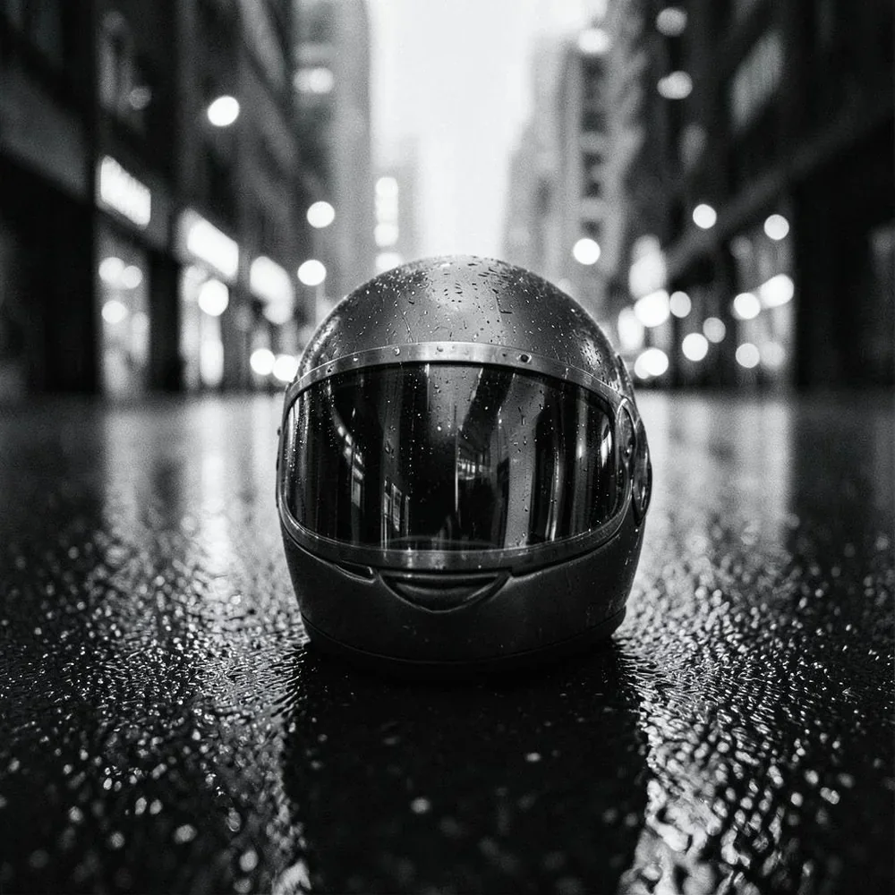 Neon Nomad, In The cover