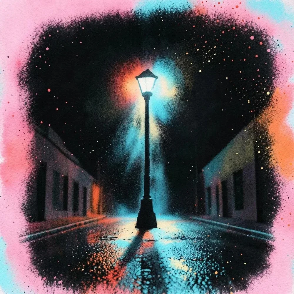 Suburban Streets Aglow cover