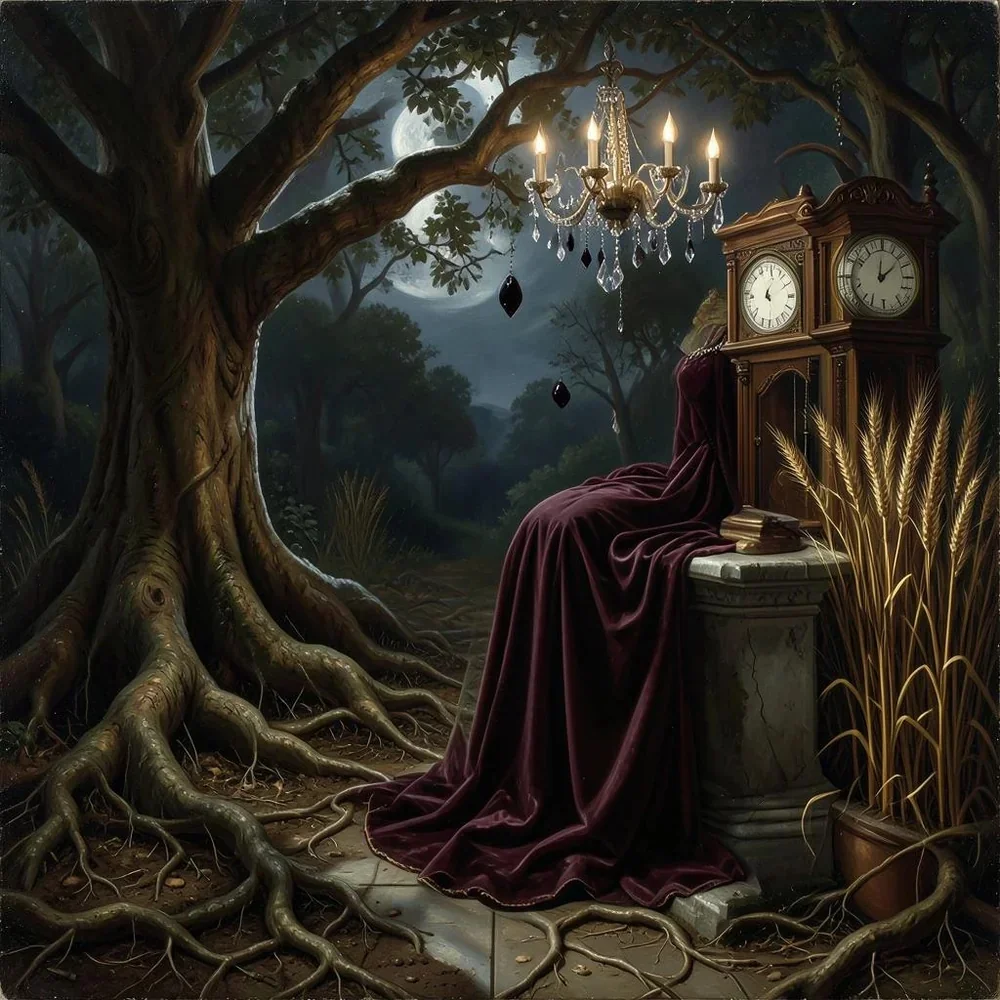 Midnight Masquerade In Velvet Gowns cover