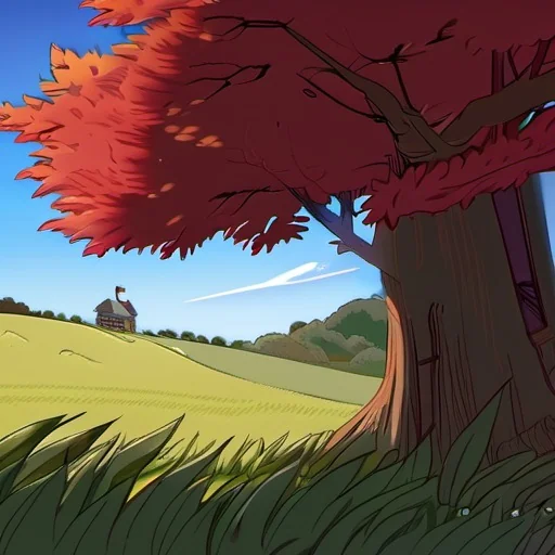 Crimson Leaves On The cover