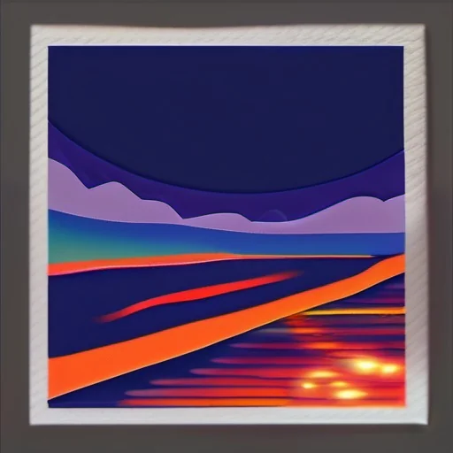 Neon Nightlights Dancing, Painting cover