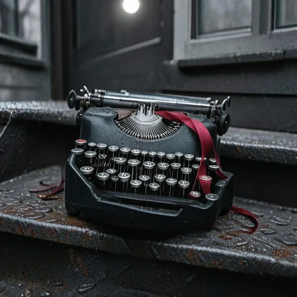 Fire Escape Typewriter cover
