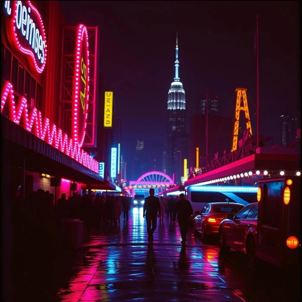 Neon Phantom — Midnight Carnival cover