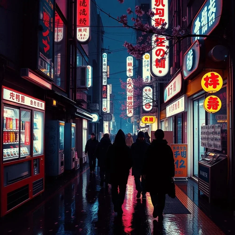 Neon Tokyo Nights — Adrien Vale cover