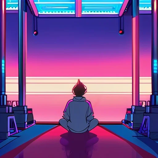 Neon Solace, Electric Breeze cover