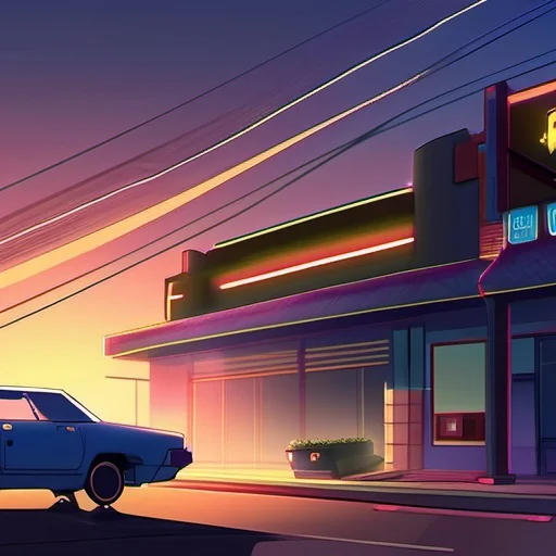 Neon Dance, Under Neon Skies cover