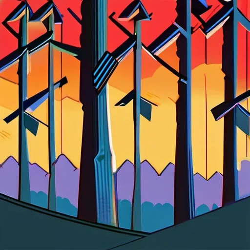 Pines At Twilight cover