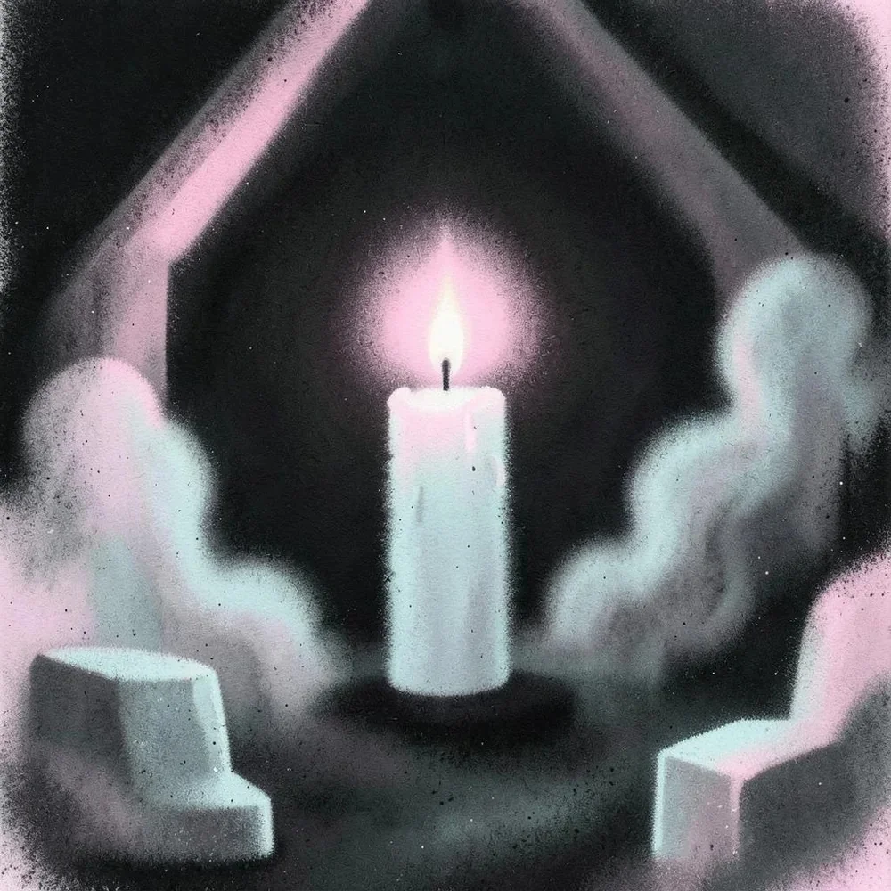 Midnight Candle Burn For Halloween cover