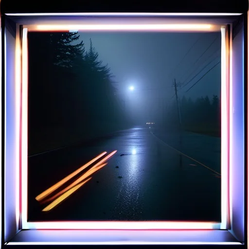 Neon Glow On The cover