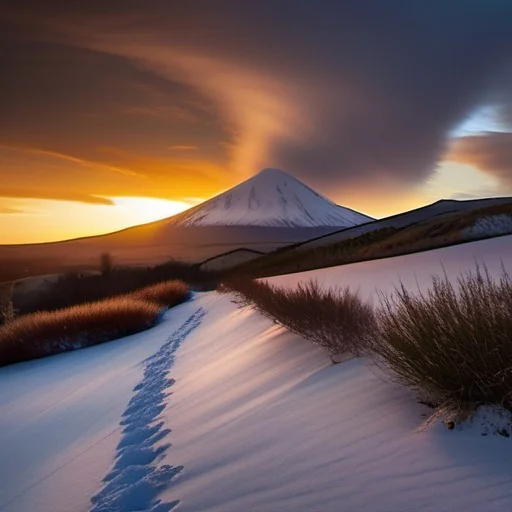 Snowy Sunrise cover