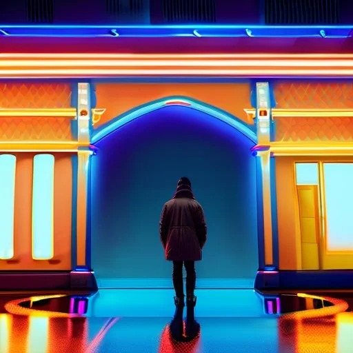 In Neon Puddles Streets cover