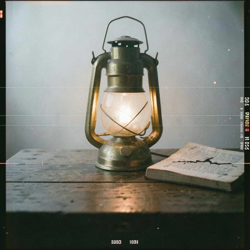 The lantern hums through fog, a pulse like tide. cover