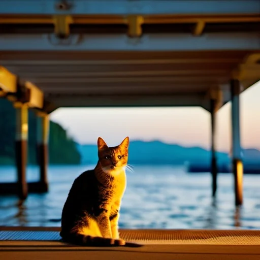 Calico Dawn On Ferry Dock cover