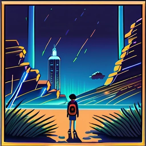 Neon Storm, Rising On cover