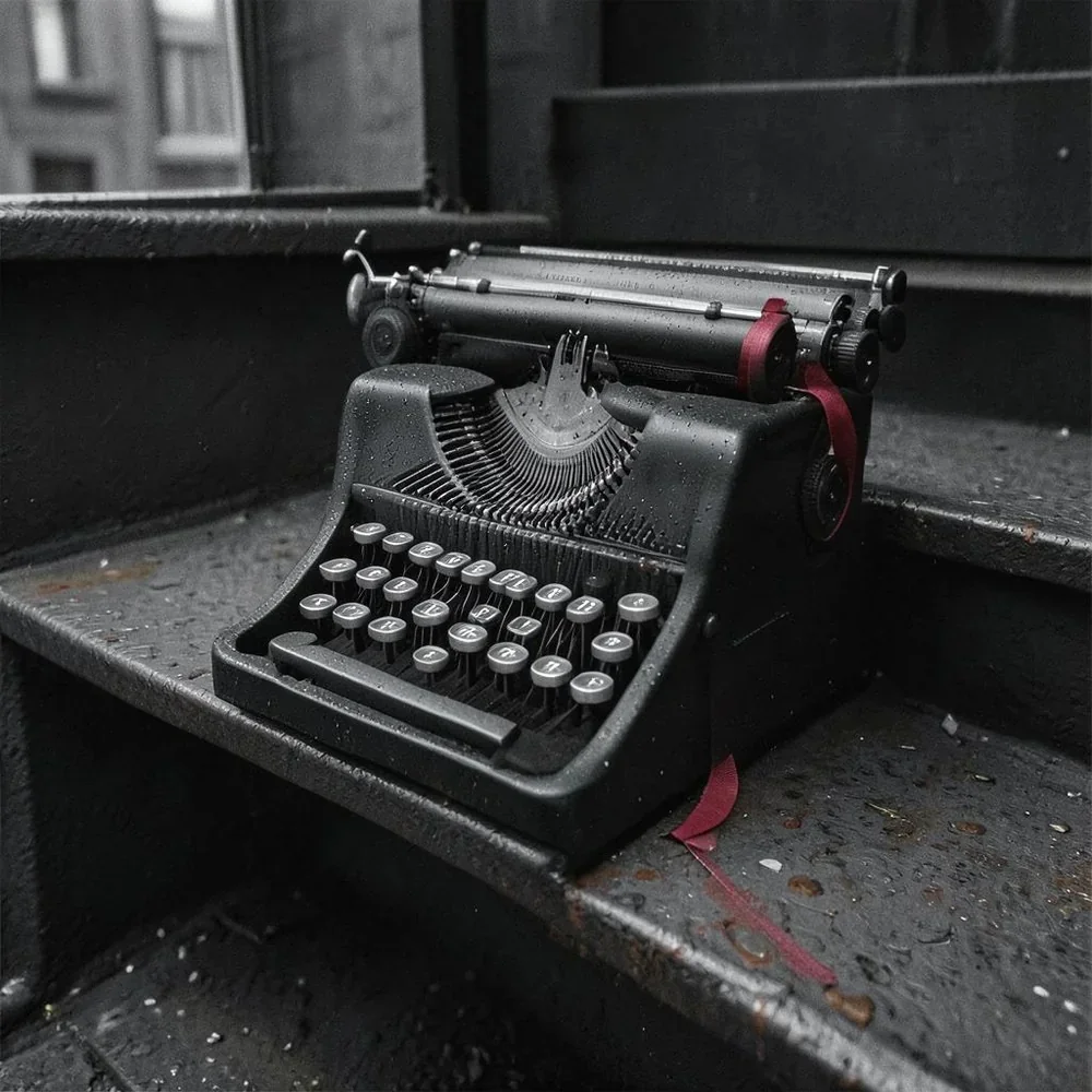 Fire Escape Typewriter cover