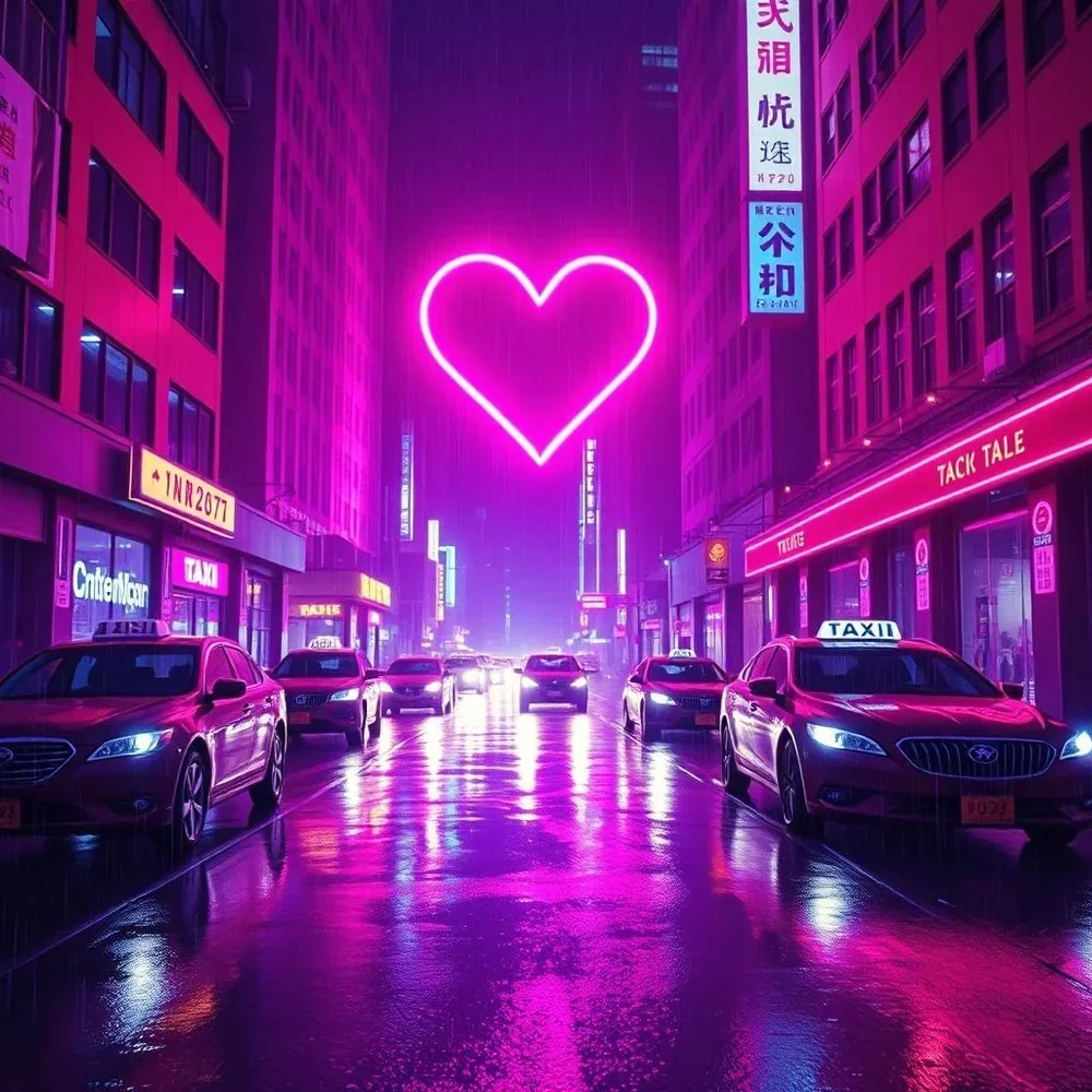 Neon Hearts — Call Me at Midnight cover