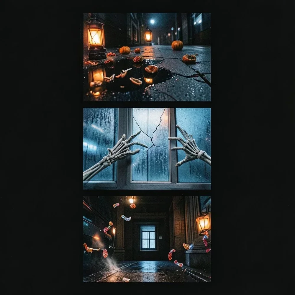 Black Puddle Mirrors Show Halloween cover
