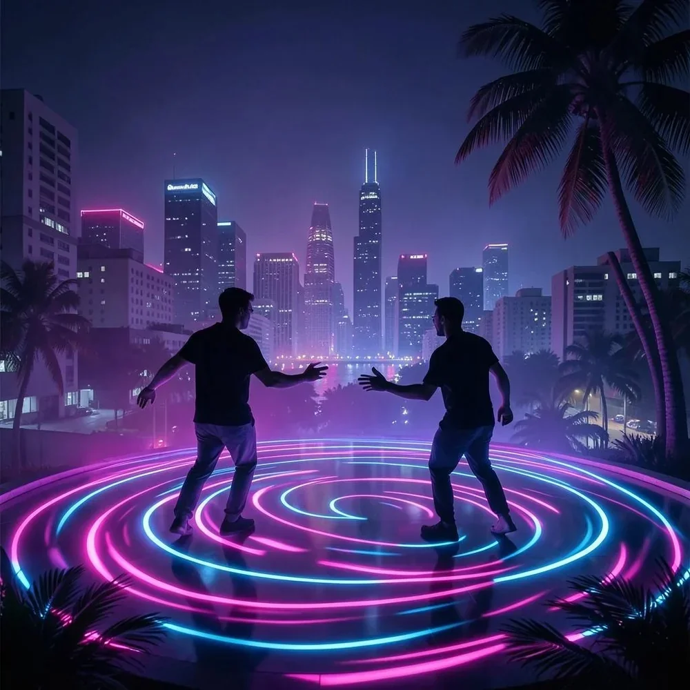 Nova Rey – Neon Dancing cover
