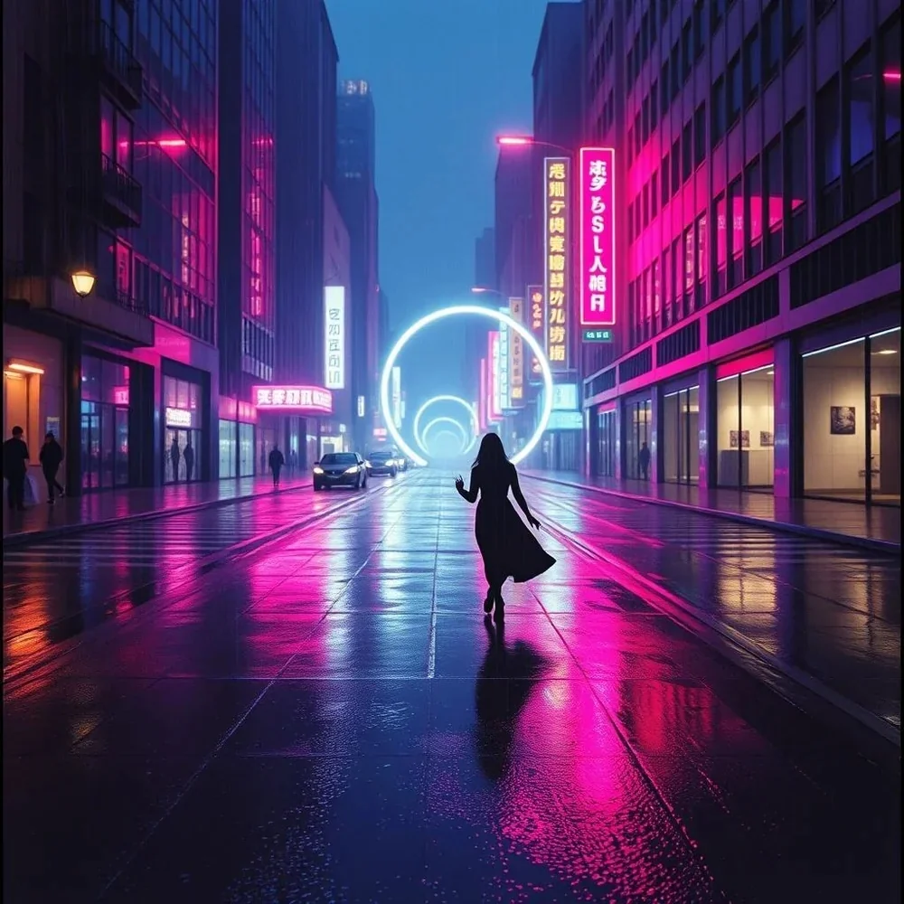 Neon Typhoon — Midnight Circles cover